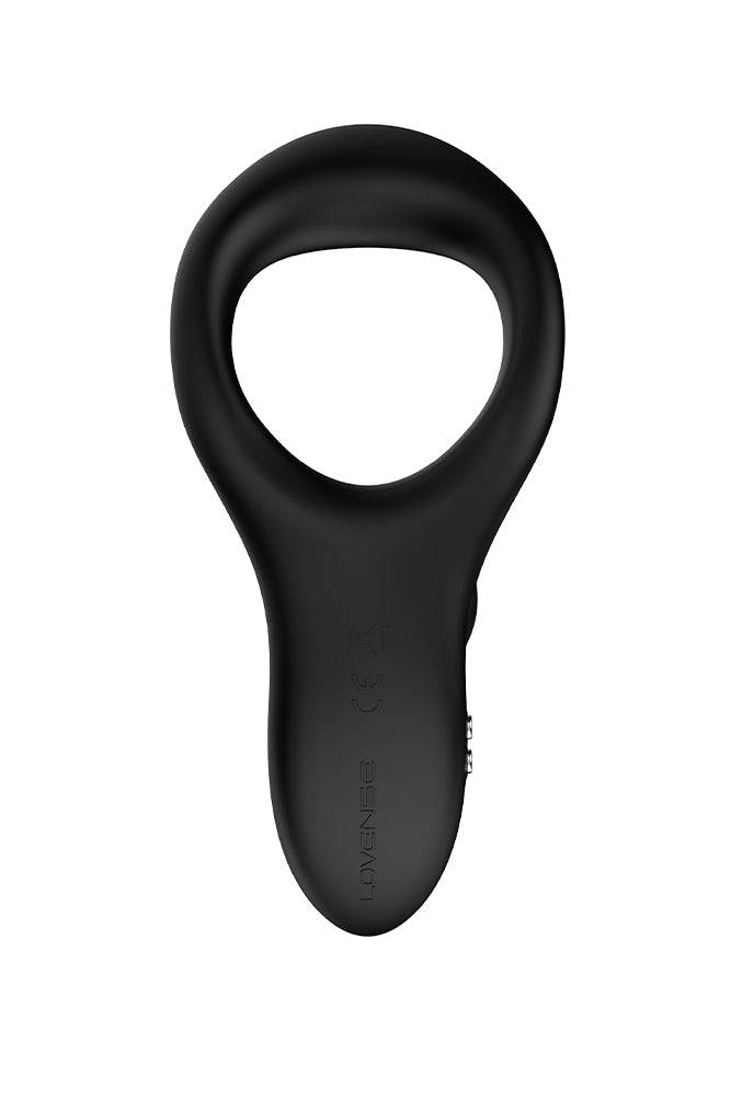 Lovense - Diamo Bluetooth Vibrating Cock Ring - Black - Stag Shop