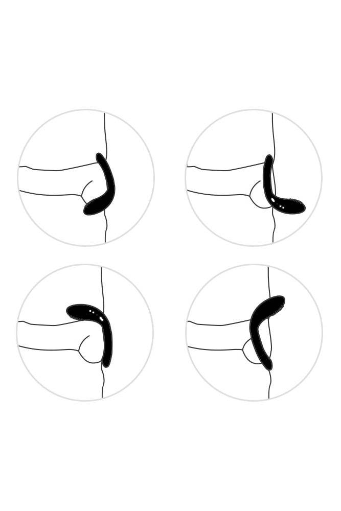 Lovense - Diamo Bluetooth Vibrating Cock Ring - Black - Stag Shop