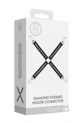 Ouch by Shots Toys - Diamond Studded Hogtie - Black - Stag Shop