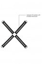 Ouch by Shots Toys - Diamond Studded Hogtie - Black - Stag Shop