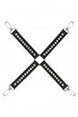 Ouch by Shots Toys - Diamond Studded Hogtie - Black - Stag Shop