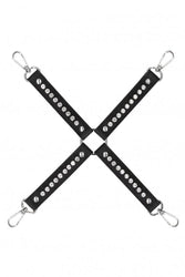Ouch by Shots Toys - Diamond Studded Hogtie - Black - Stag Shop