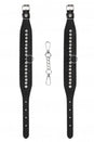 Ouch by Shotss Toys - Diamond Studded Ankle Cuffs - Black - Stag Shop