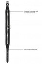 Ouch by Shots Toys - Diamond Studded Collar & Leash - Black - Stag Shop