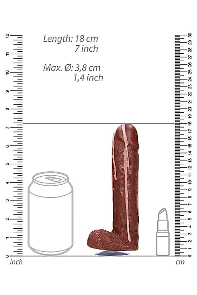 Shots Toys - Dicky Soap with Balls - Cum Covered - Brown - Stag Shop