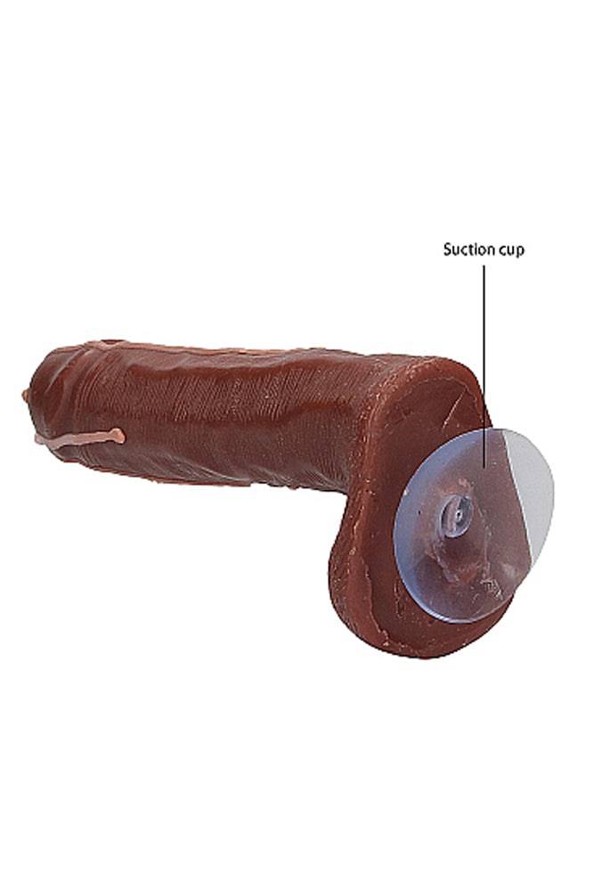 Shots Toys - Dicky Soap with Balls - Cum Covered - Brown - Stag Shop