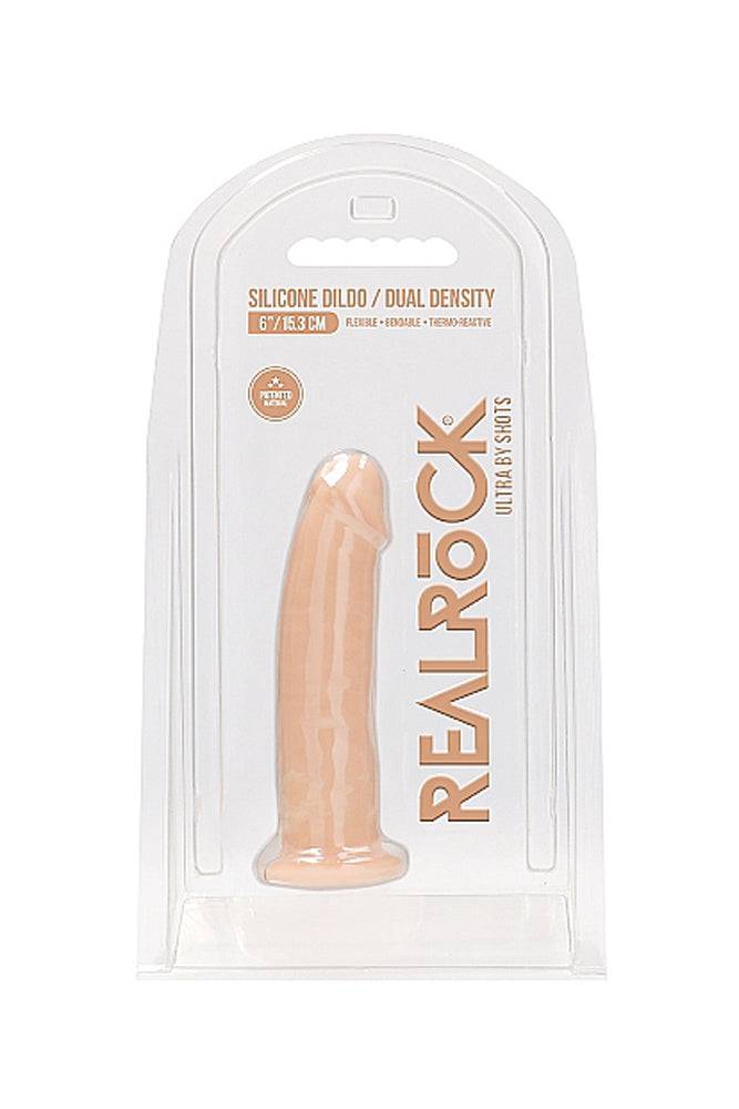 Shots Toys - Real Rock - 6 Inch Dual Density Dildo - Stag Shop
