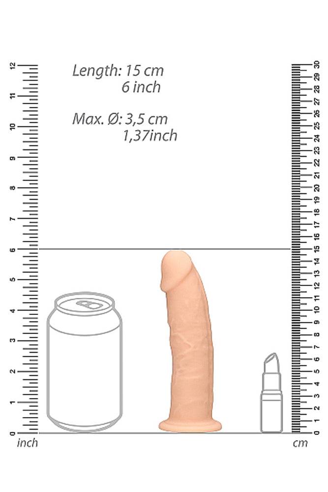Shots Toys - Real Rock - 6 Inch Dual Density Dildo - Stag Shop