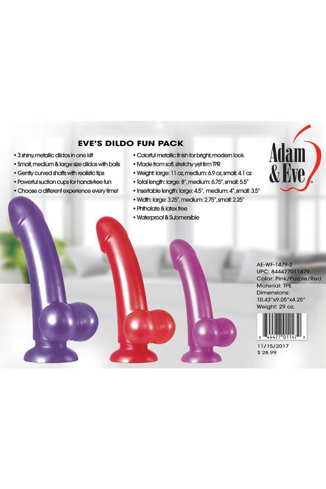 Adam & Eve - Eve's Dildo Fun Pack - Stag Shop