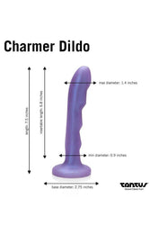 Tantus - Charmer Silicone Dildo - Purple - Stag Shop