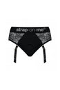 Lovely Planet - Strap-on-Me - Diva Strap-On Gartered Harness - Black - Stag Shop
