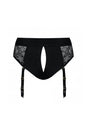 Lovely Planet - Strap-on-Me - Diva Strap-On Gartered Harness - Black - Stag Shop