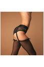 Lovely Planet - Strap-on-Me - Diva Strap-On Gartered Harness - Black - Stag Shop