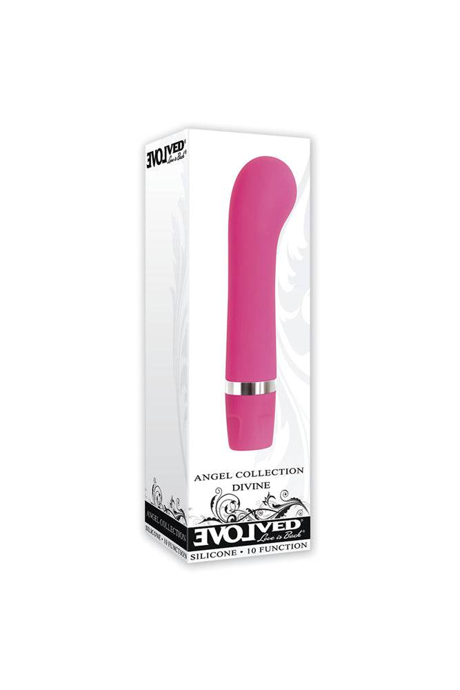 Evolved - Angel Collection - Divine Mini Vibrator - Pink - Stag Shop