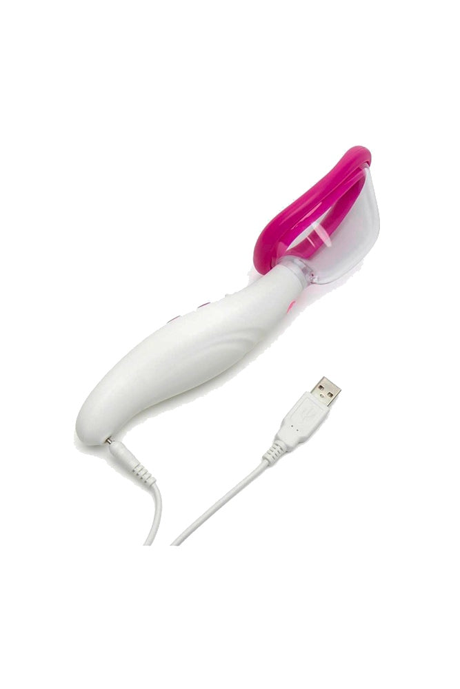 Doc Johnson - Automatic Pussy Pump - White/Pink - Stag Shop