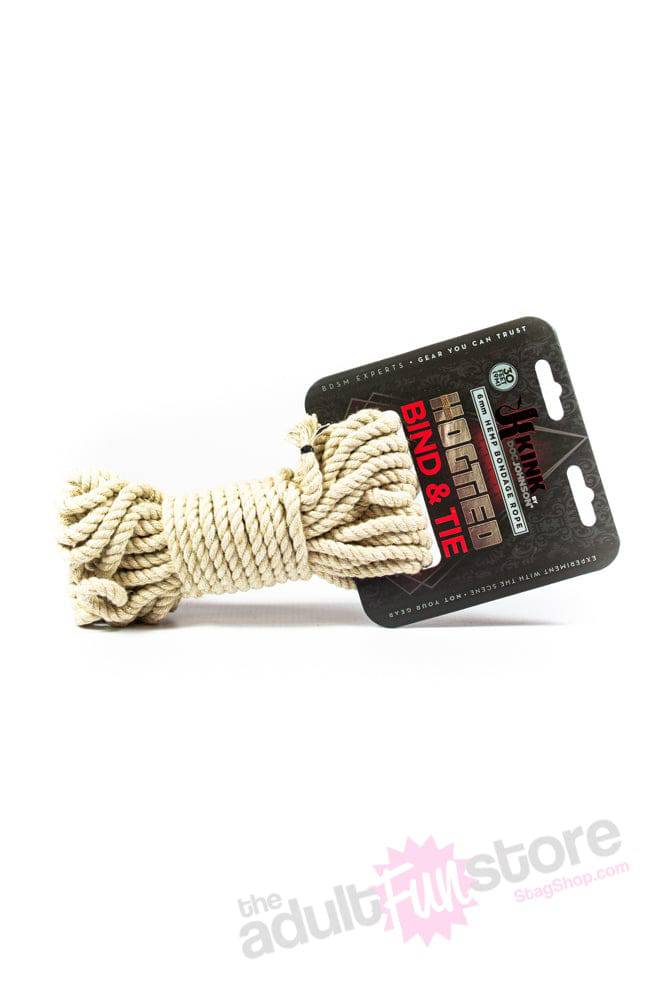 Kink By Doc Johnson - Bind & Tie - Hemp Bondage Rope - 30ft - Stag Shop