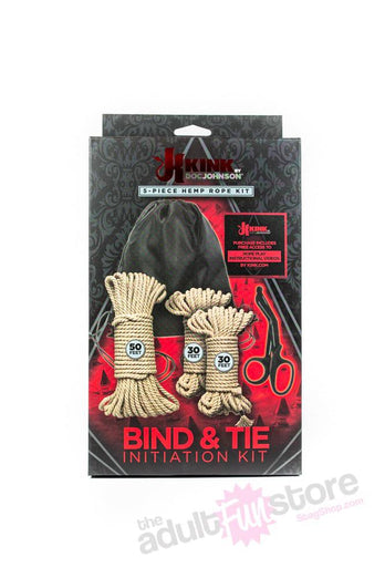 Kink By Doc Johnson - Bind & Tie - Initiation Kit 5pc Rope Kit - Stag Shop