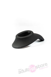 Kink By Doc Johnson - Cock Jock - Silicone C-Ring - Black - Stag Shop