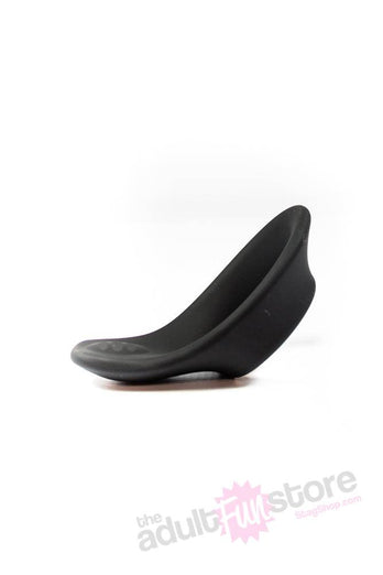 Kink By Doc Johnson - Cock Jock - Silicone C-Ring - Black - Stag Shop