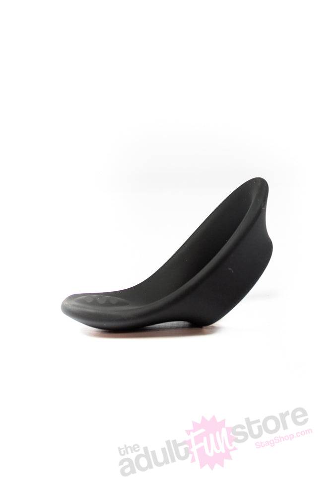 Kink By Doc Johnson - Cock Jock - Silicone C-Ring - Black - Stag Shop