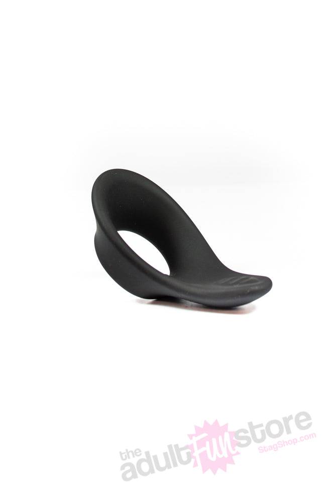 Kink By Doc Johnson - Cock Jock - Silicone C-Ring - Black - Stag Shop