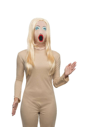 Rubies Costume Company - Doll Mask with Wig - Stag Shop