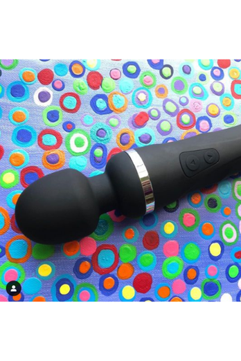 Lovense - Domi 2 Bluetooth Mini Massage Wand - Black - Stag Shop