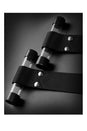 Pipedream - Command by Sir Richard's - Bondage Door Cuffs - Black - Stag Shop