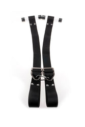 Pipedream - Command by Sir Richard's - Bondage Door Cuffs - Black - Stag Shop