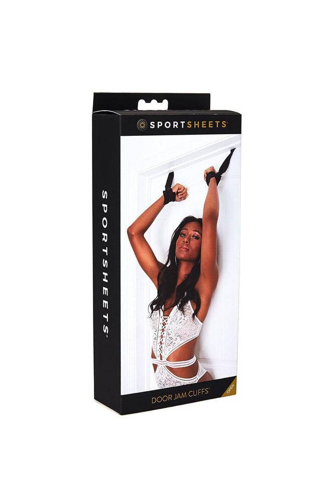 Sportsheets - Door Jam Cuffs - Black - Stag Shop