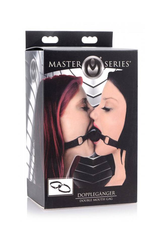 XR Brands - Master Series - Doppleganger - Silicone Double Mouth Gag - Stag Shop