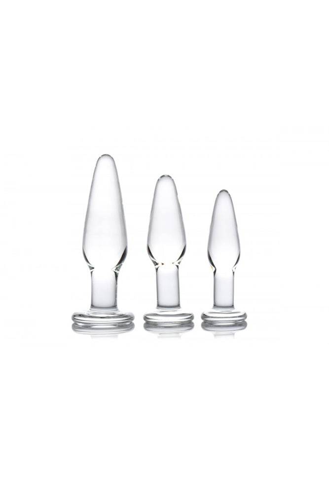 thump it kinetic thumping 7x anal plug Ouch! International Paris Collection Metal Anal Plug Set