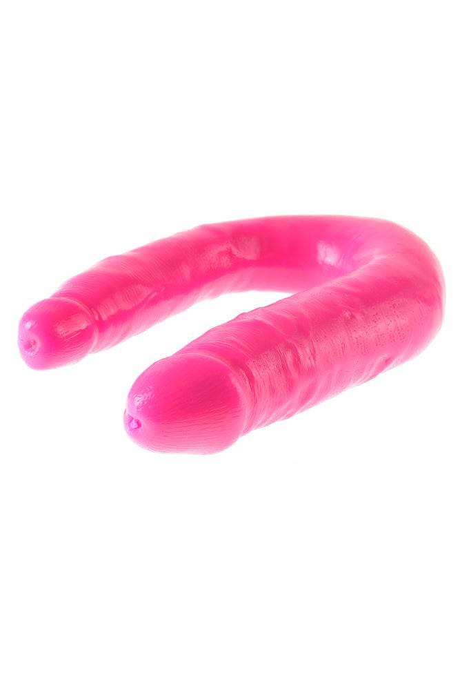 Pipedream - Dillio - Double Trouble Curved Double Ended Dildo - Pink - Stag Shop
