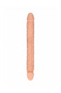 Shots Toys - RealRock Skin - 14 Inch Double Ended Dildo - Beige - Stag Shop