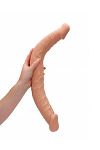 Thumbnail for Shots Toys - RealRock Skin - 18 inch Double Ended Dildo - Beige - Stag Shop