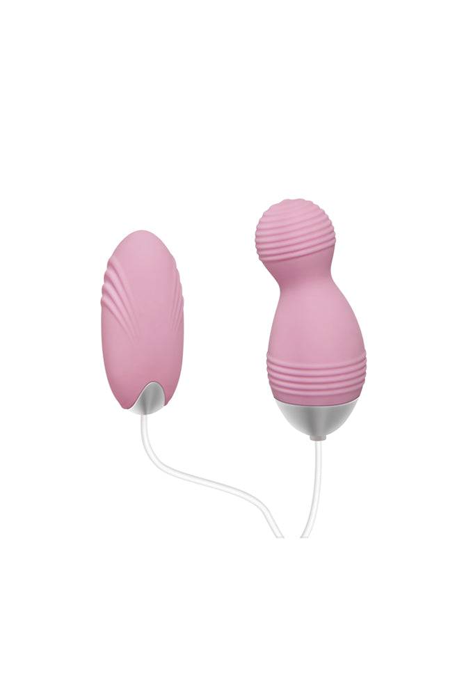 Adam & Eve - Double Play Bullets - Pink/Silver - Stag Shop