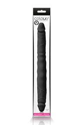 NS Novelties - Colours - Double Pleasure Double Ended Dildo - Black - Stag Shop