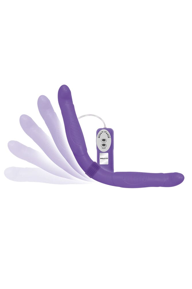Evolved - Double Trouble Double-Ended Vibrator - Purple - Stag Shop