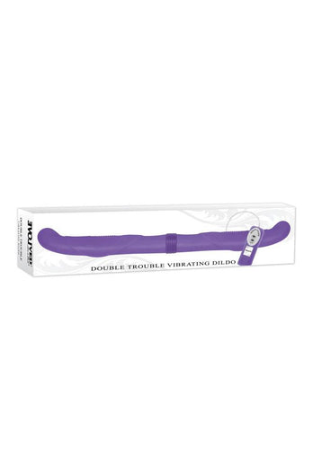 Evolved - Double Trouble Double-Ended Vibrator - Purple - Stag Shop