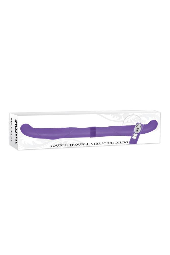 Evolved - Double Trouble Double-Ended Vibrator - Purple - Stag Shop