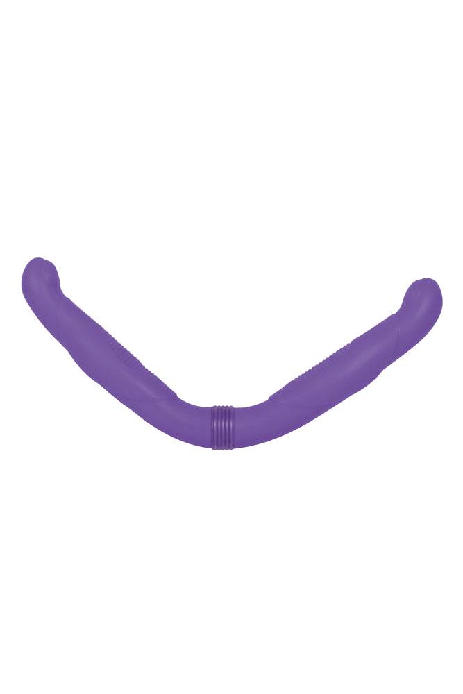 Evolved - Double Trouble Double-Ended Vibrator - Purple - Stag Shop