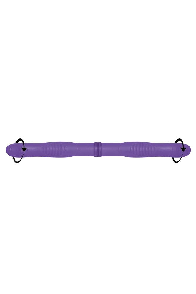 Evolved - Double Trouble Double-Ended Vibrator - Purple - Stag Shop