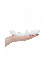 Shots Toys - Chrystalino - Doubler Glass Dildo - White - Stag Shop
