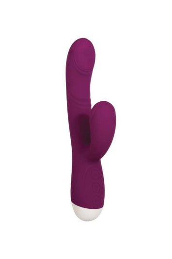 Evolved - Double Tap - Thumping Dual Vibrator - Burgundy - Stag Shop
