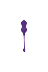 Playboy - Double Time Vibrating Weighted Kegel Balls - Purple - Stag Shop
