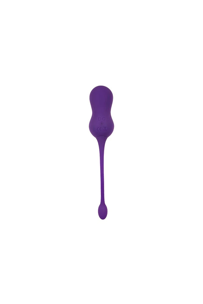 Playboy - Double Time Vibrating Weighted Kegel Balls - Purple - Stag Shop
