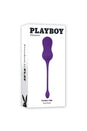 Playboy - Double Time Vibrating Weighted Kegel Balls - Purple - Stag Shop