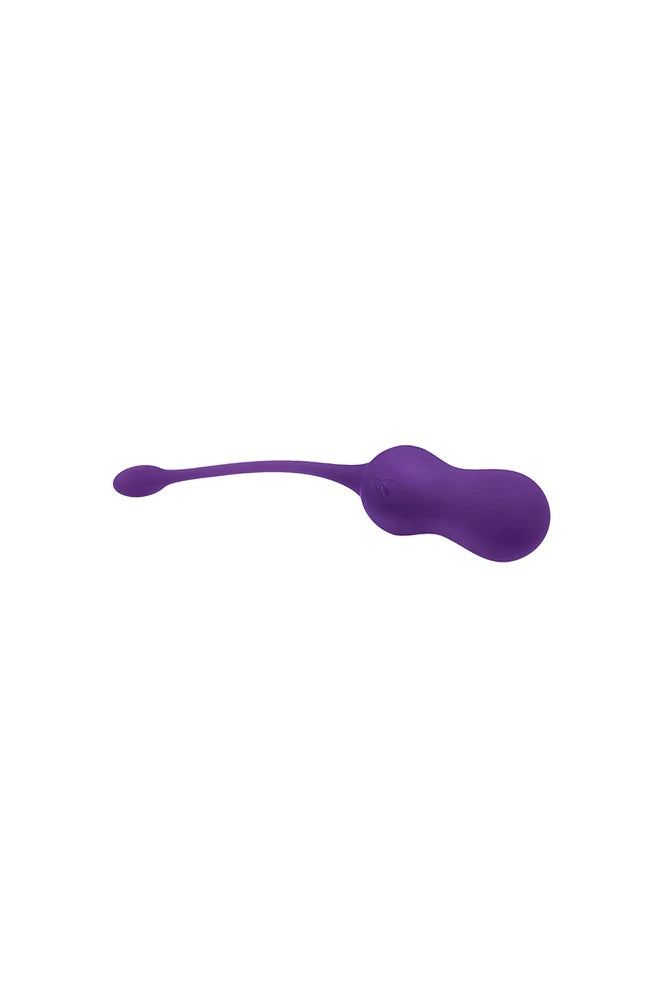 Playboy - Double Time Vibrating Weighted Kegel Balls - Purple - Stag Shop