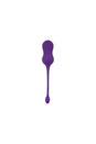 Playboy - Double Time Vibrating Weighted Kegel Balls - Purple - Stag Shop