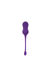 Playboy - Double Time Vibrating Weighted Kegel Balls - Purple - Stag Shop
